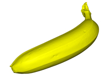 schwieriges 3D Scanning einer Banane - 3D PADELT